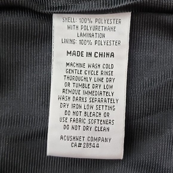 DryJoy's by FootJoy Womens Blue Wind Water Resistant Zip Up Jacket Lined Size XS - Picture 12 of 15